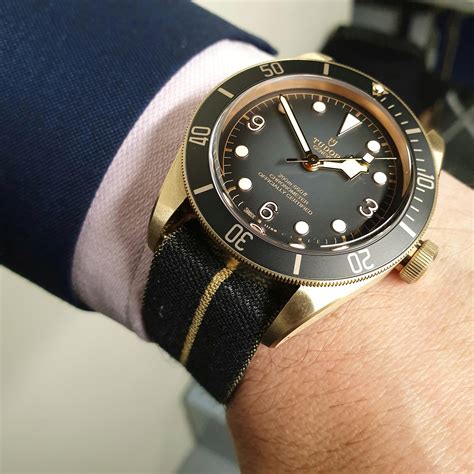 tudor black bay bronze nato strap|tudor black bay replacement strap.